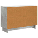 vidaXL Széf fiókkal Betonszürke 89 x 34,5 x 60 cm Szerelt Fa