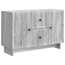 vidaXL Széf fiókkal Szürke Sonoma 89 x 34,5 x 60 cm Szerelt Fa