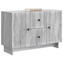 vidaXL Széf fiókkal Szürke Sonoma 89 x 34,5 x 60 cm Szerelt Fa