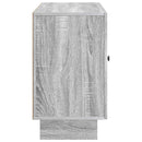 vidaXL Széf fiókkal Szürke Sonoma 89 x 34,5 x 60 cm Szerelt Fa