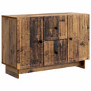 vidaXL Széf fiókkal Antik Fa 89 x 34,5 x 60 cm Szerelt Fa