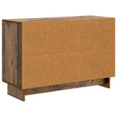 vidaXL Széf fiókkal Antik Fa 89 x 34,5 x 60 cm Szerelt Fa