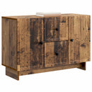 vidaXL Széf fiókkal Antik Fa 89 x 34,5 x 60 cm Szerelt Fa