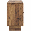 vidaXL Széf fiókkal Antik Fa 89 x 34,5 x 60 cm Szerelt Fa