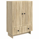 vidaXL Széf Sonoma tölgy 66 x 34,5 x 95 cm Mérnöki fa