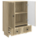 vidaXL Széf Sonoma tölgy 66 x 34,5 x 95 cm Mérnöki fa