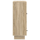 vidaXL Széf Sonoma tölgy 66 x 34,5 x 95 cm Mérnöki fa