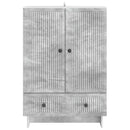 vidaXL Széf Beton Szürke 66 x 34,5 x 95 cm Mérnöki fa