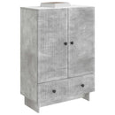 vidaXL Széf Beton Szürke 66 x 34,5 x 95 cm Mérnöki fa