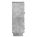 vidaXL Széf Beton Szürke 66 x 34,5 x 95 cm Mérnöki fa
