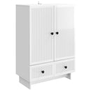 vidaXL Széf Magasfényű Fehér 66 x 34,5 x 95 cm Mérnöki fa