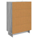 vidaXL Széf Szürke Sonoma 66 x 34,5 x 95 cm Mérnöki fa