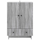 vidaXL Széf Szürke Sonoma 66 x 34,5 x 95 cm Mérnöki fa