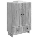 vidaXL Széf Szürke Sonoma 66 x 34,5 x 95 cm Mérnöki fa