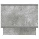vidaXL Dohányzóasztal Betonszürke 90 x 50 x 40 cm Szerelt Fa