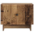 vidaXL Dohányzóasztal fiókkal Antik Fa 49 x 50 x 40 cm Szerelt Fa