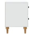 vidaXL Éjjeliszekrény fiókkal Fehér 43 x 34,5 x 48 cm Szerelt Fa