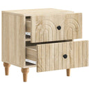 vidaXL Éjjeliszekrény 2 pcs Sonoma Tölgy 43 x 34,5 x 48 cm Szerelt Fa