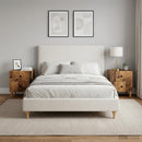 vidaXL Éjjeliszekrény 2 pcs Antik Fa 43 x 34,5 x 48 cm Szerelt Fa