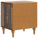 vidaXL Éjjeliszekrény 2 db Antik Fa 43 x 34,5 x 48 cm Szerelt Fa