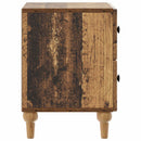 vidaXL Éjjeliszekrény 2 db Antik Fa 43 x 34,5 x 48 cm Szerelt Fa