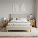 vidaXL Éjjeliszekrény fiókkal 2 pcs Kézműves Tölgy 43 x 34,5 x 48 cm