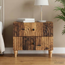 vidaXL Éjjeliszekrény fiókkal Antik Fa 62 x 34,5 x 48 cm Szerelt Fa