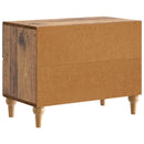 vidaXL Éjjeliszekrény fiókkal Antik Fa 62 x 34,5 x 48 cm Szerelt Fa