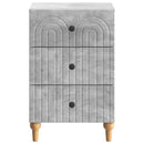 vidaXL Éjjeliszekrény fiókkal Betonszürke 43x 41 x 66,5 cm Szerelt Fa