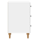 vidaXL Éjjeliszekrény Magasfényű Fehér 43x 41 x 66,5 cm Szerelt Fa