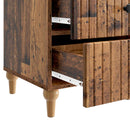 vidaXL Éjjeliszekrény fiókkal Antik Fa 43x 41 x 66,5 cm Szerelt Fa
