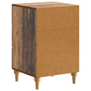 vidaXL Éjjeliszekrény fiókkal Antik Fa 43x 41 x 66,5 cm Szerelt Fa