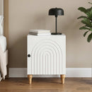 vidaXL Éjjeliszekrény Fehér 43 x 34,5 x 50 cm Szerelt Fa