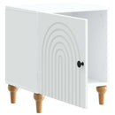 vidaXL Éjjeliszekrény 2 pcs Fehér 43 x 34,5 x 50 cm Szerelt Fa