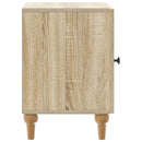 vidaXL Éjjeliszekrény 2 pcs Sonoma Tölgy 43 x 34,5 x 50 cm Szerelt Fa