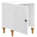 vidaXL Éjjeliszekrény 2 pcs Magasfényű Fehér 43 x 34,5 x 50 cm