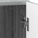 vidaXL Éjjeliszekrény 2 pcs Szürke Sonoma 43 x 34,5 x 50 cm Szerelt Fa