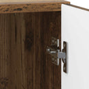 vidaXL Éjjeliszekrény 2 pcs Antik Fa 43 x 34,5 x 50 cm Szerelt Fa