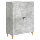 vidaXL Széf Betonszürke 66 x 34,5 x 90 cm Szerelt Fa