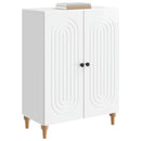 vidaXL Széf Magasfényű Fehér 66 x 34,5 x 90 cm Szerelt Fa