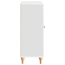 vidaXL Széf Magasfényű Fehér 66 x 34,5 x 90 cm Szerelt Fa