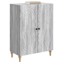 vidaXL Széf Szürke Sonoma 66 x 34,5 x 90 cm Szerelt Fa