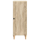 vidaXL Széf Sonoma Tölgy 33 x 34,5 x 90 cm Szerelt Fa