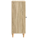 vidaXL Széf Sonoma Tölgy 33 x 34,5 x 90 cm Szerelt Fa