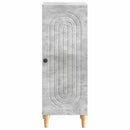 vidaXL Széf Betonszürke 33 x 34,5 x 90 cm Szerelt Fa