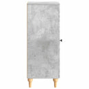 vidaXL Széf Betonszürke 33 x 34,5 x 90 cm Szerelt Fa