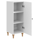 vidaXL Széf Magasfényű Fehér 33 x 34,5 x 90 cm Szerelt Fa