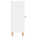 vidaXL Széf Magasfényű Fehér 33 x 34,5 x 90 cm Szerelt Fa