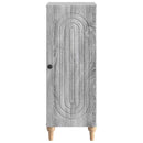 vidaXL Széf Szürke Sonoma 33 x 34,5 x 90 cm Szerelt Fa