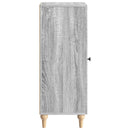 vidaXL Széf Szürke Sonoma 33 x 34,5 x 90 cm Szerelt Fa